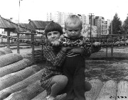 Участник фотоконкурса: Алексей Лушин. Деревянный городок, 1987 г.